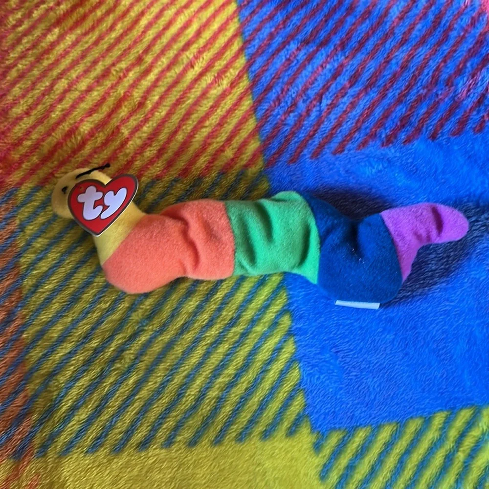 Ty Inch the Inchworm Teenie Beanie Baby